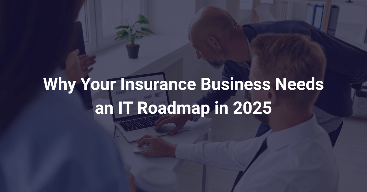 Insurance Team working with IT